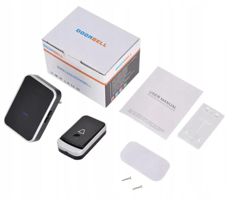 DZWONEK BEZPRZEWODOWY WODOODPORNY NA BATERIĘ DRZWI