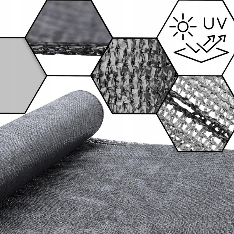 SIATKA CIENIUJĄCA MASKUJĄCA PŁOT OGRODZENIE 1,2x50