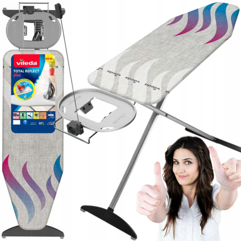 DESKA DO PRASOWANIA VILEDA SKŁADANA Z GNIAZDKIEM