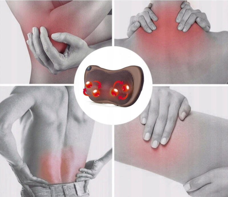 PODUSZKA MASAŻER MASUJĄCA PLECY KARK CIAŁO