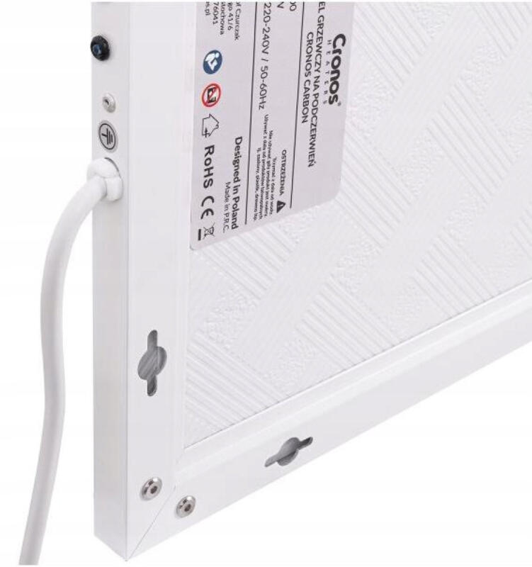 GRZEJNIK NA PODCZERWIEŃ ELEKTRYCZNY PROMIENNIK PODCZERWIENI IR CRONOS 800W