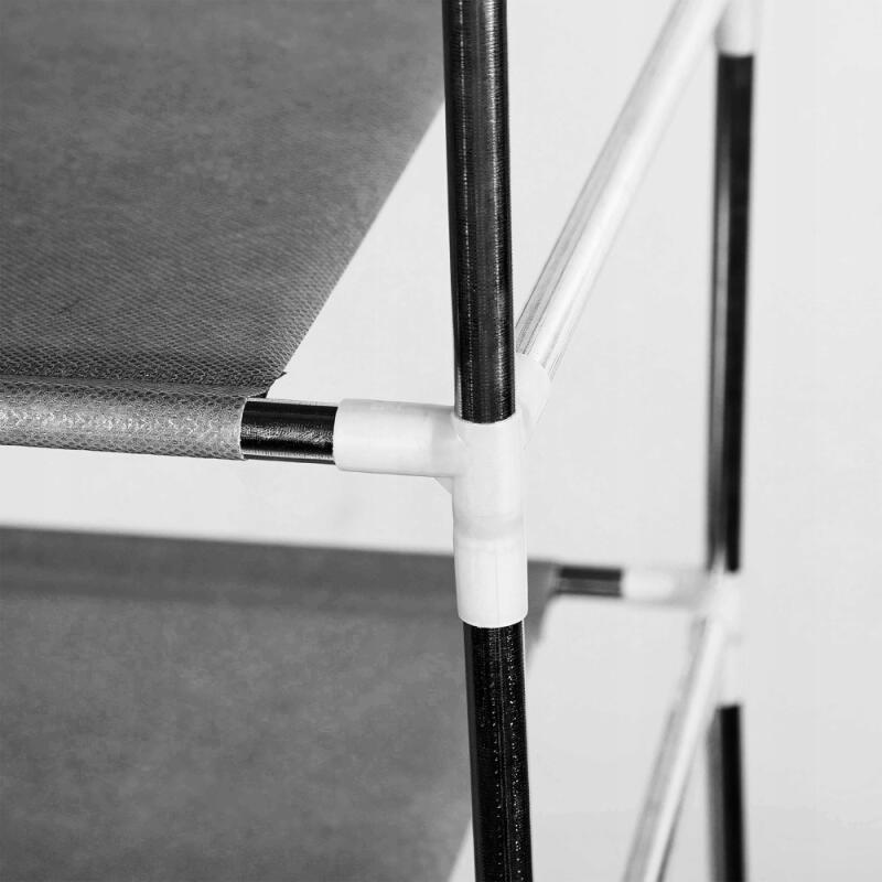 SZAFA TEKSTYLNA MATERIAŁOWA NA BUTY SKŁADANA ORGANIZER SZAFKA REGAŁ DUŻA