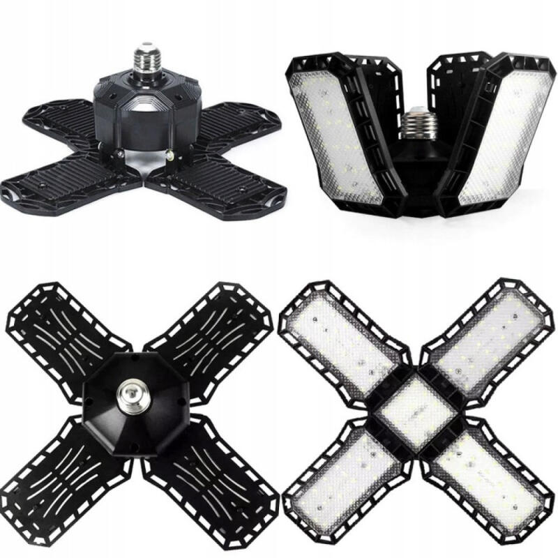 LAMPA SUFITOWA 60W LED WISZĄCA PLAFON WARSZTATOWA ŻYRANDOL HALOGEN ZARÓWKA