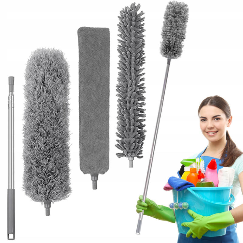 SZCZOTKA DO KURZU PAJĘCZYN TELESKOPOWA DŁUGA 280CM