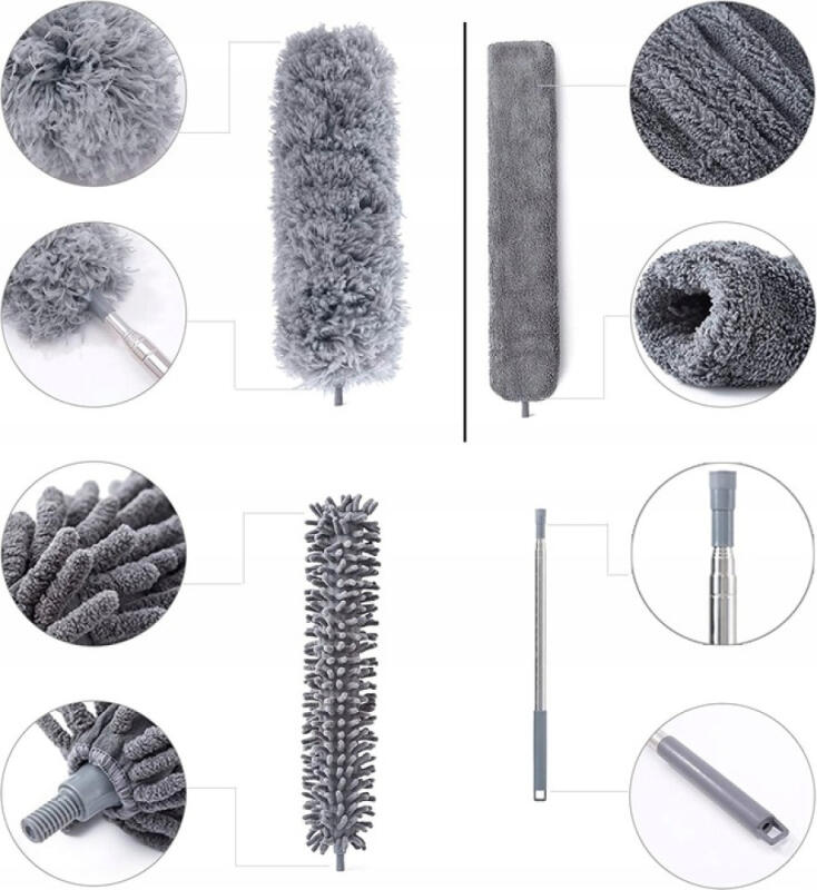 SZCZOTKA DO KURZU PAJĘCZYN TELESKOPOWA DŁUGA 280CM