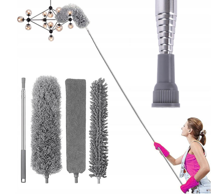 SZCZOTKA DO KURZU PAJĘCZYN TELESKOPOWA DŁUGA 280CM