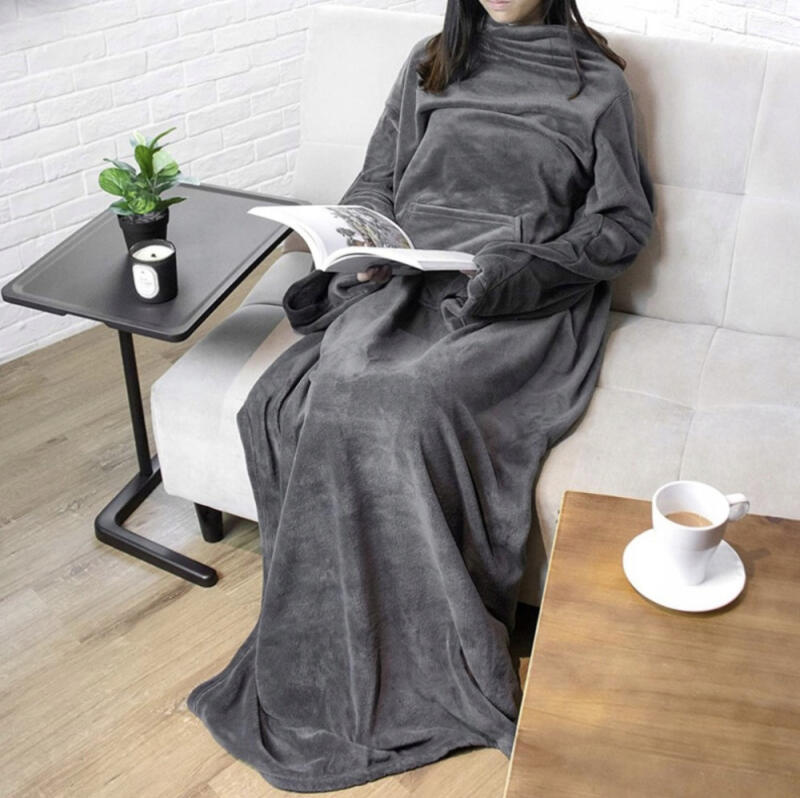 KOC BLUZA CIEPŁA OVERSIZE KOCOBLUZA 2W1 GRUBA XXL FUTRZAK DŁUGA DAMSKA MĘSK