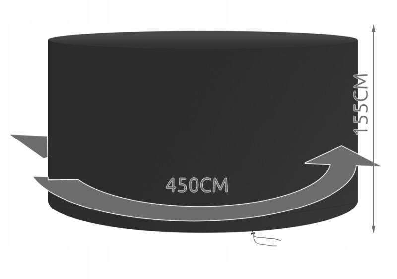 POKROWIEC NA FOTEL WISZĄCY OGRODOWY PODWÓJNY KOKON KOSZ CZARNY OSŁONA +ETUI