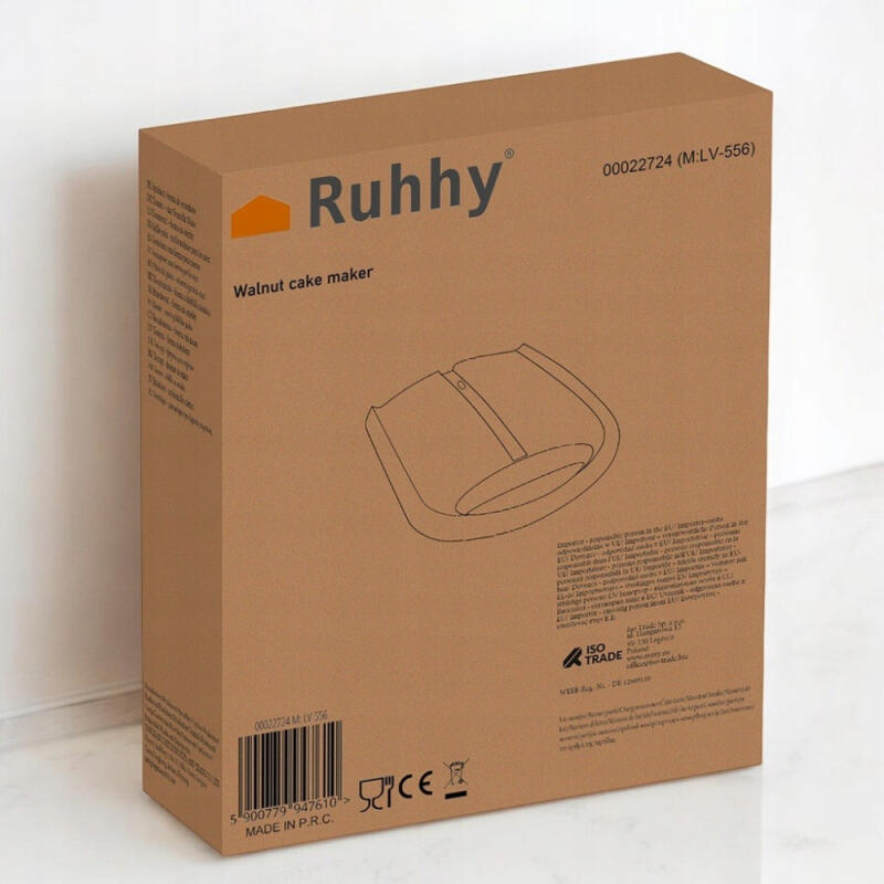 OPIEKACZ DO ORZESZKÓW 1600W ELEKTRYCZNY FORMA DO ORZESZKÓW CIASTEK 24 SZT