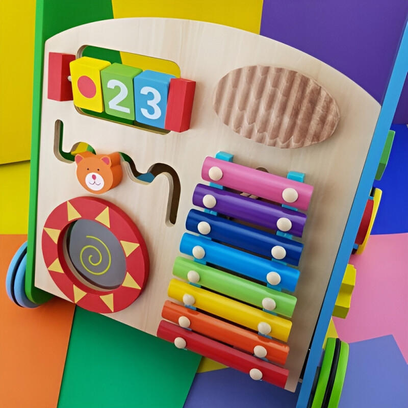 JEŹDZIK PCHACZ DREWNIANY CHODZIK EDUKACYJNY ZABAWKA PREZENT ROCZEK MIKOŁAJA