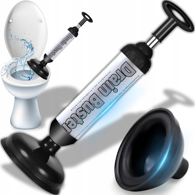 PRZEPYCHACZ DO RUR WC ZLEWU TOALETY KANALIZACJI DO UDRAŻNIANIA GUMOWY POMPA