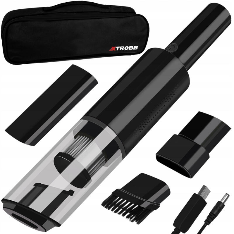 ODKURZACZ BEZPRZEWODOWY SAMOCHODOWY RĘCZNY MOCNY 120W AKUMULATOROWY FILTR