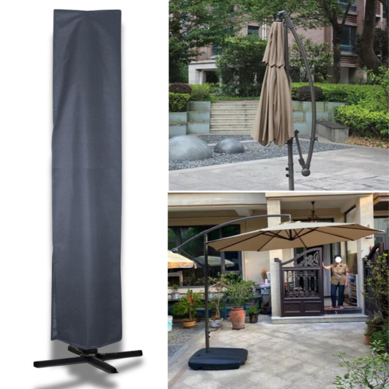 POKROWIEC NA PARASOL OGRODOWY DUŻY 3M 3,5M UNIWERSALNY PLANDEKA ŚCIĄGACZ