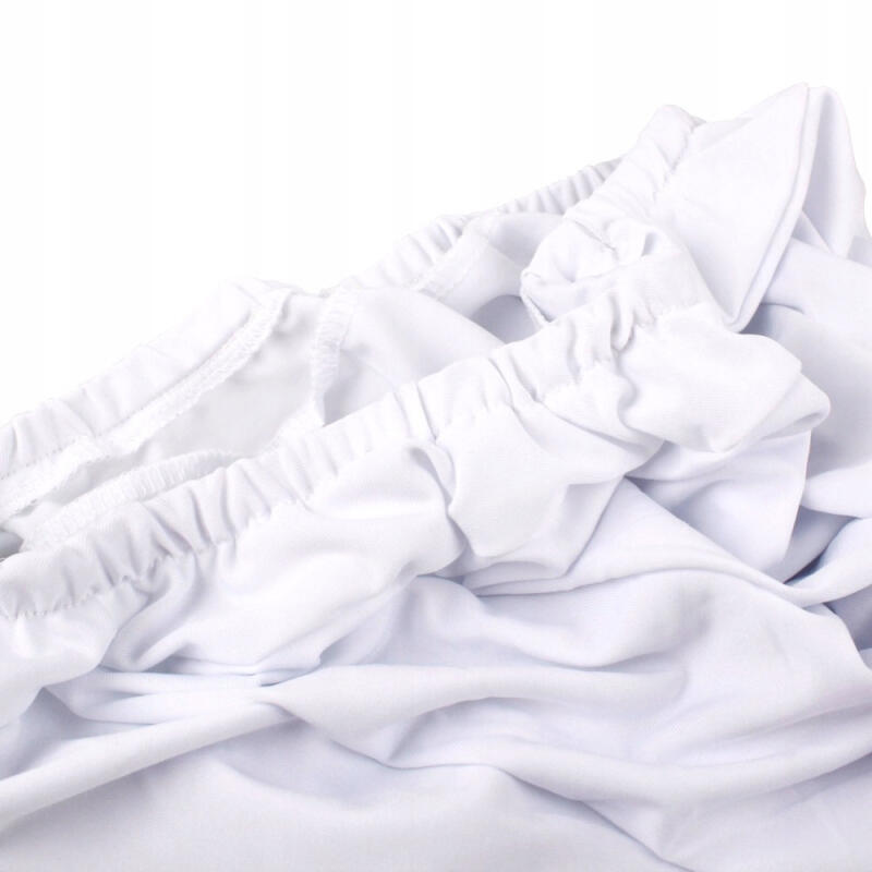 POKROWIEC OBRUS NA STÓŁ CATERINGOWY BANKIETOWY BIAŁY 180x76cm ELASTYCZNY