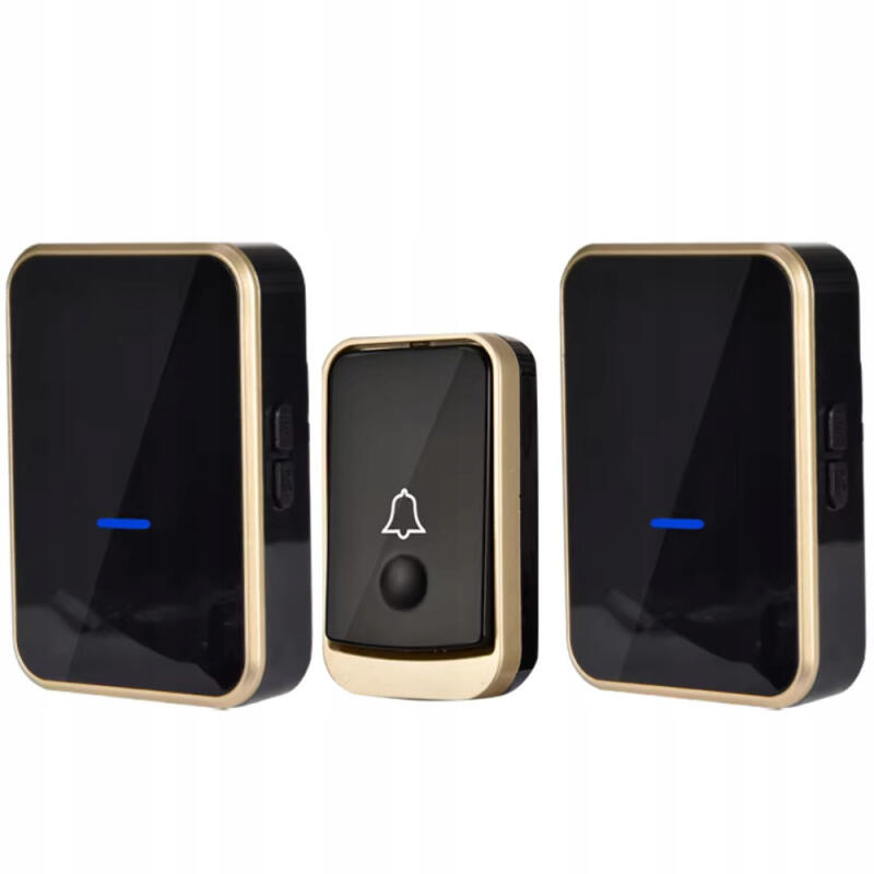 DZWONEK BEZPRZEWODOWY 2 ODBIORNIKI WODOODPORNY ZEWNĘTRZNY DO DRZWI 150M