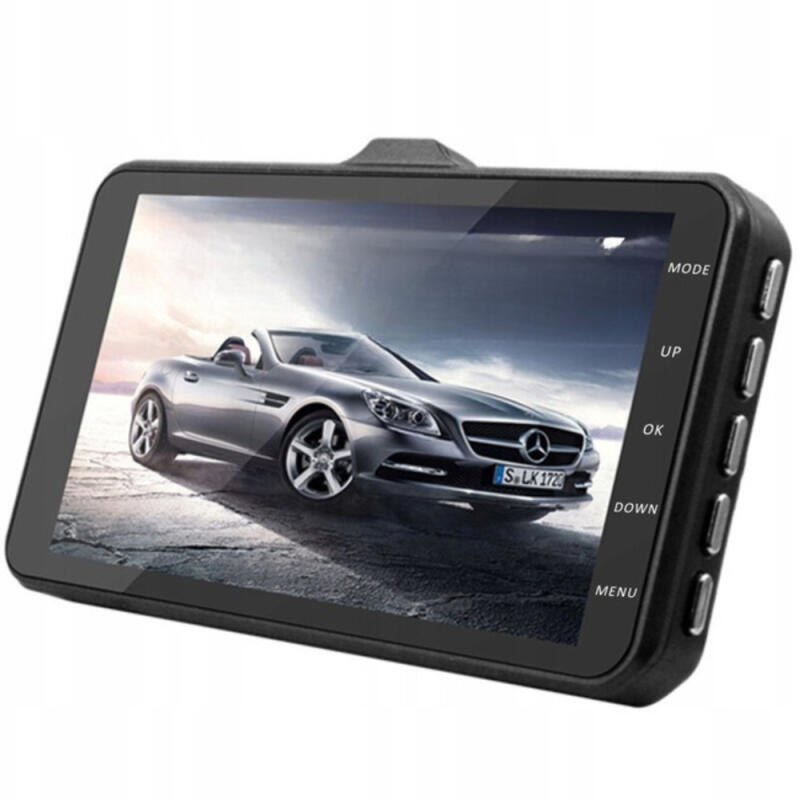 WIDEO REJESTRATOR JAZDY KAMERA COFANIA POLSKIE MENU MONITOR FULLHD DOTYKOWY