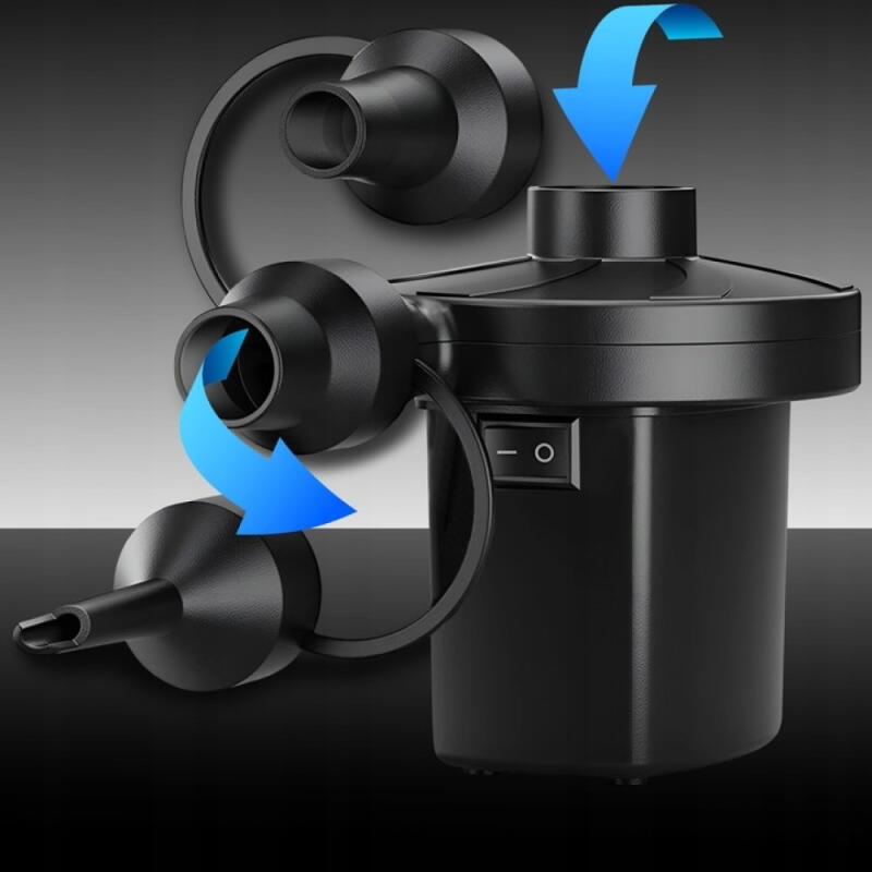 POMPKA ELEKTRYCZNA 12V/230V DO MATERACA PIŁKI BASENU 2w1 KOŃCÓWKI ZESTAW