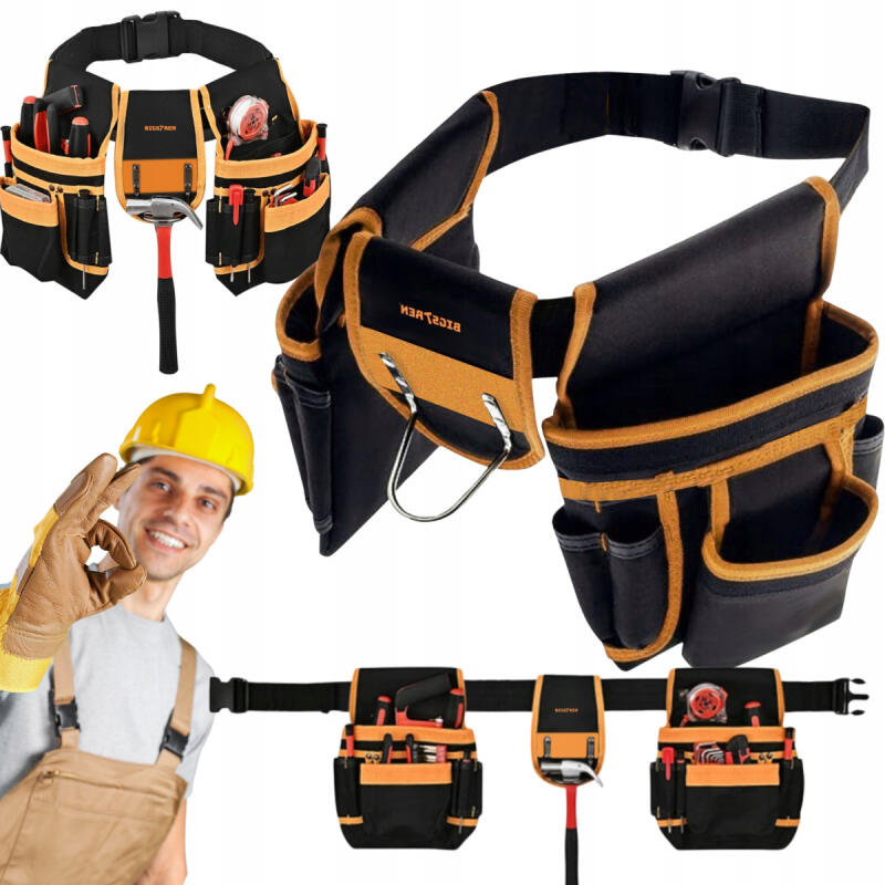 PAS MONTERSKI NARZĘDZIOWY BUDOWLANY NA NARZĘDZIA NIEZBĘDNIK ORGANIZER MOCNY