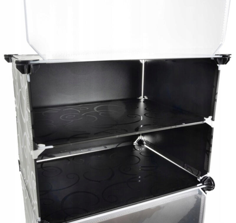 SZAFKA NA BUTY MODUŁOWA PÓŁKA REGAŁ 6 PÓŁEK WĄSKA ORGANIZER STOJAK +GRATIS