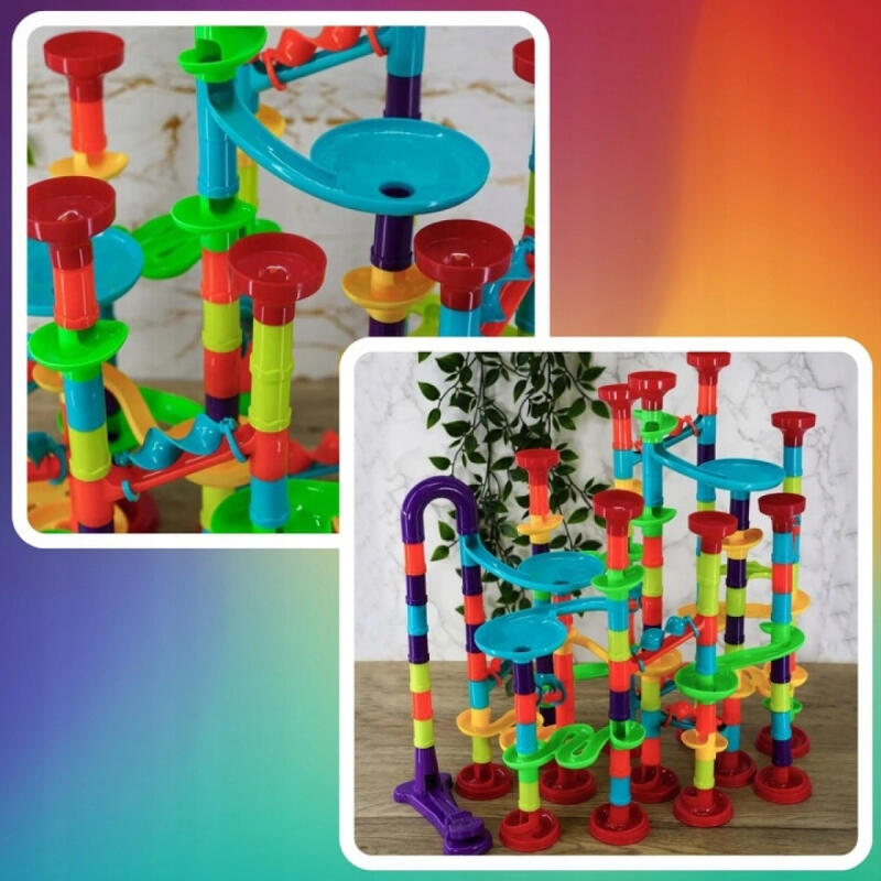 TOR KULKOWY KULDROM ZESTAW 113 EL KLOCKI KULKI WYRZUTNIA ZABAWKA PREZENT