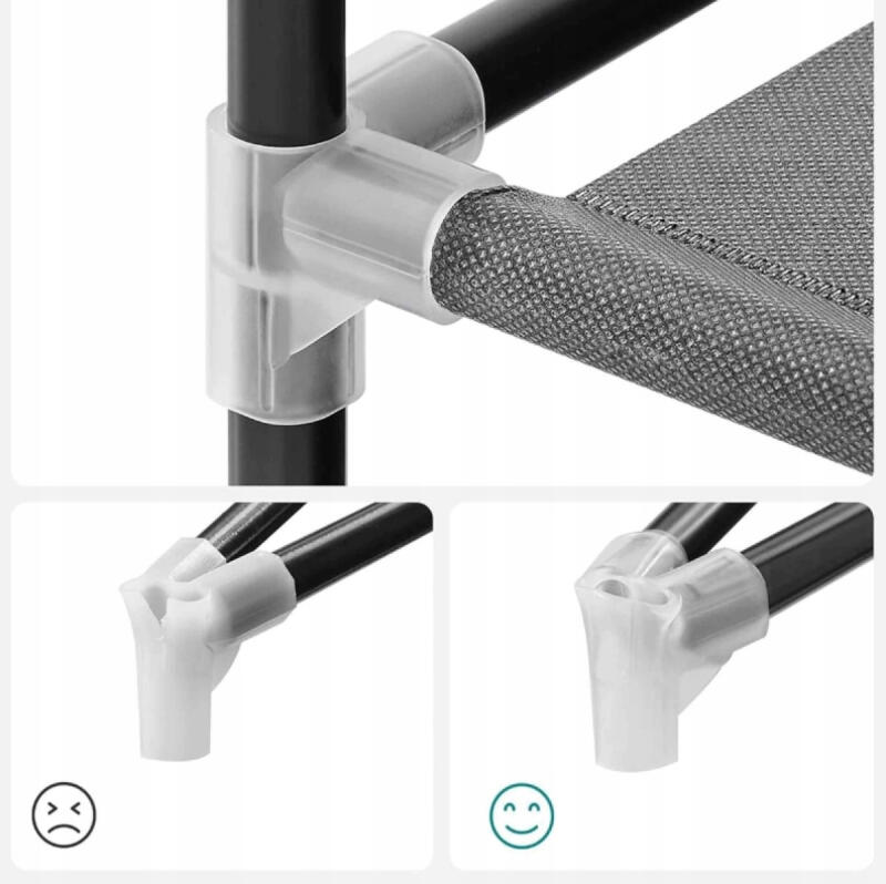 Szafa Tekstylna Materiałowa Składana Organizer Szafka Regał Wieszak Duża XL