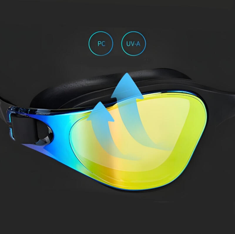 Okulary do Pływania Pływackie Męskie Damskie ANTI-FOG POLARYZACJA Filtr UV