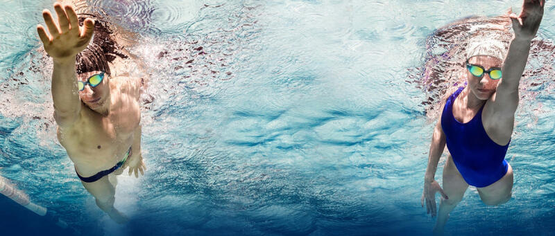 Okulary do Pływania Pływackie Męskie Damskie ANTI-FOG POLARYZACJA Filtr UV