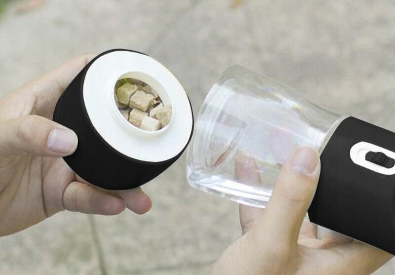 PRZENOŚNE POIDŁO DLA PSA KOTA TURYSTYCZNY BIDON BUTELKA Z MISKĄ NA WODĘ