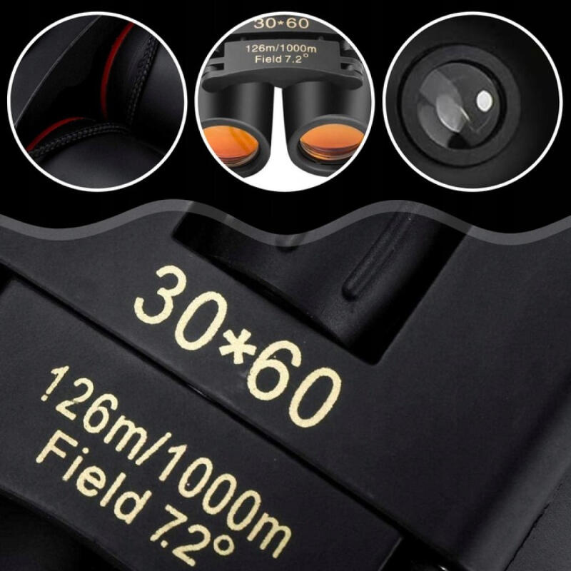 Lornetka Wojskowa Taktyczna 30x60 Mocna Survivalowa Na Wyprawę + Etui Pasek