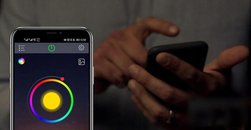 Taśma Led Rgb Usb Bluetooth 10M Wodoodporna Mobilna Aplikacja Pasek Pilot