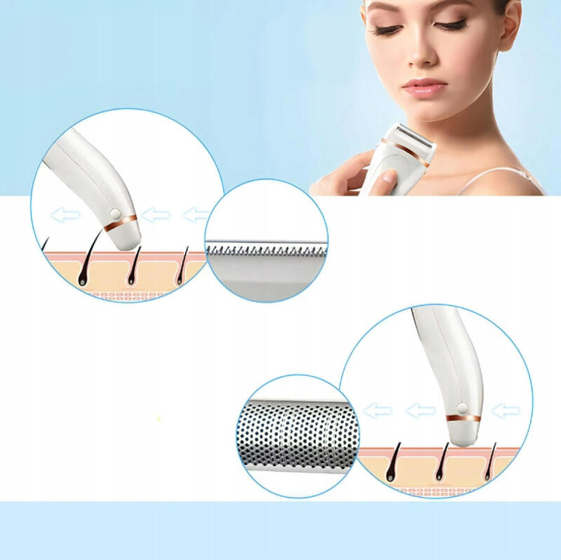 Golarka Damska Depilator Bezprzewodowy Miejsc Intymnych Nóg Pach Ciała LCD