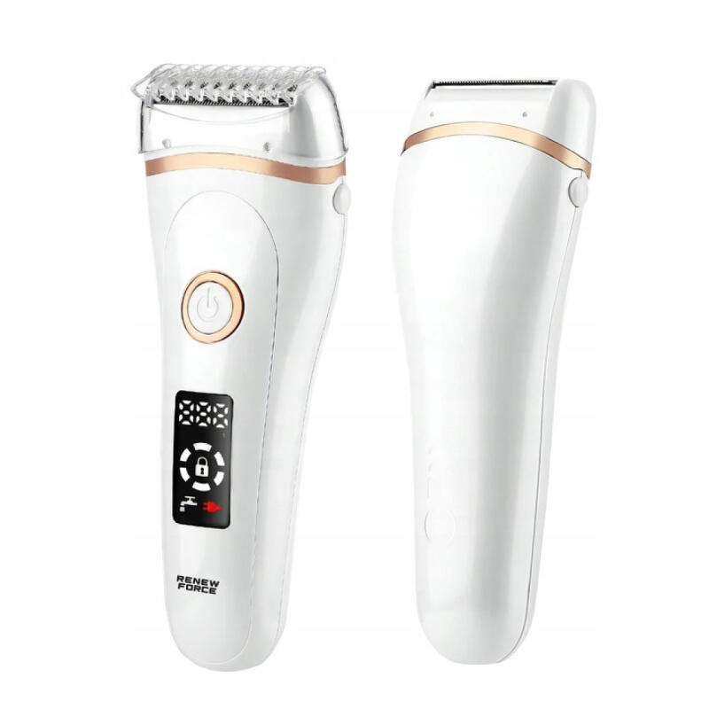 Golarka Damska Depilator Bezprzewodowy Miejsc Intymnych Nóg Pach Ciała LCD