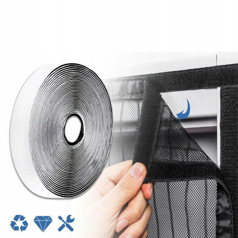 Moskitiera Na Drzwi Balkonowe Tarasowe Siatka Na Owady Komary Magnetyczna