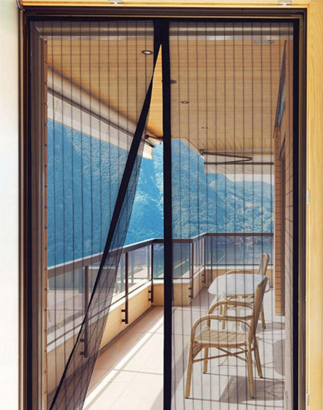 Moskitiera Na Drzwi Balkonowe Tarasowe Siatka Na Owady Komary Magnetyczna