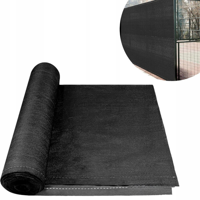 Siatka Cieniująca Na Ogrodzenie Płot Balkon Maskująca 1,5x50m 90% UV Mocna