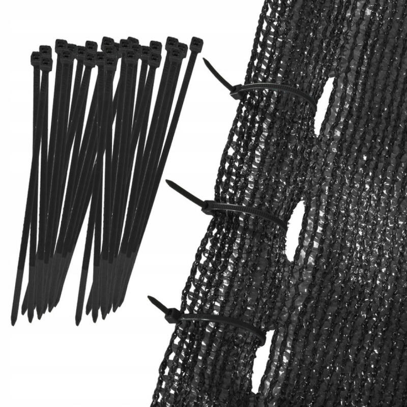 Siatka Cieniująca Na Ogrodzenie Płot Balkon Maskująca 1,5x50m 90% UV Mocna