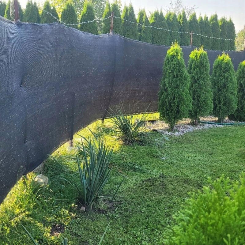 Siatka Cieniująca Na Ogrodzenie Płot Balkon Maskująca 1,5x50m 90% UV Mocna