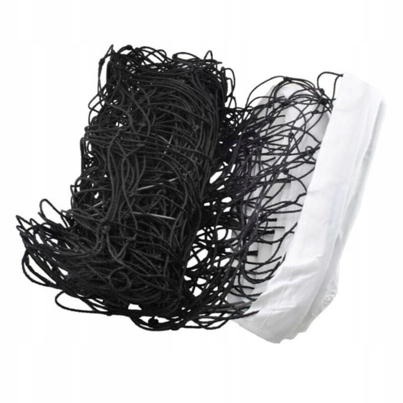 Siatka Do Siatkówki Plażowej Badmintona Tenisa Mocna 9,5m Metalowa Linka