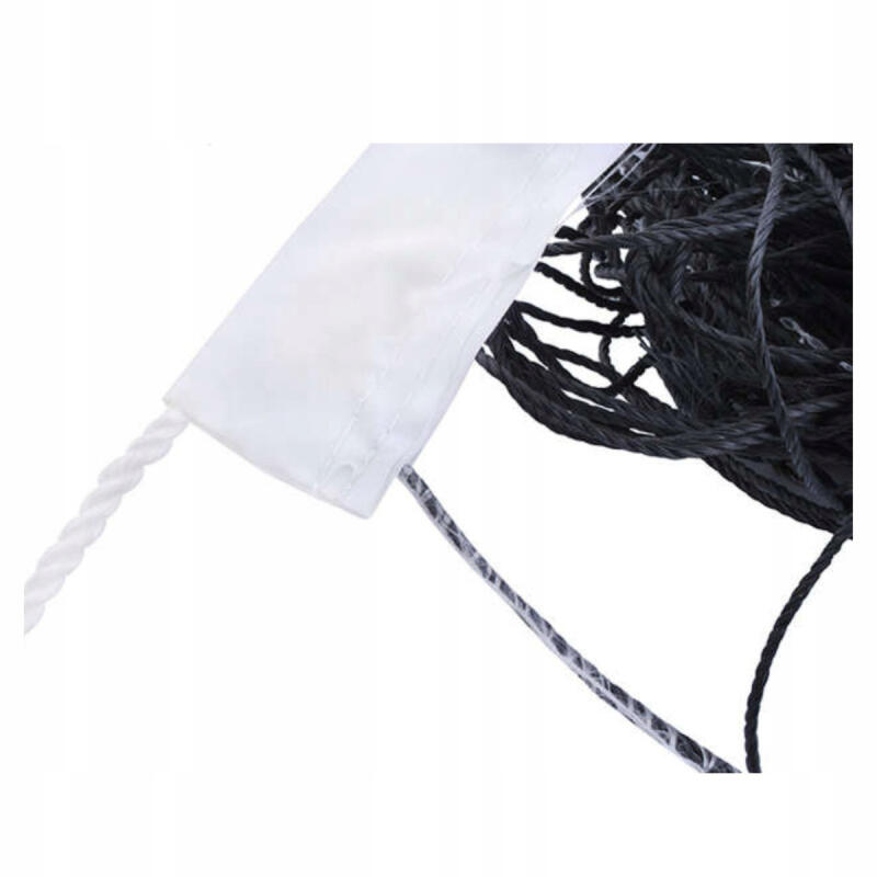 Siatka Do Siatkówki Plażowej Badmintona Tenisa Mocna 9,5m Metalowa Linka