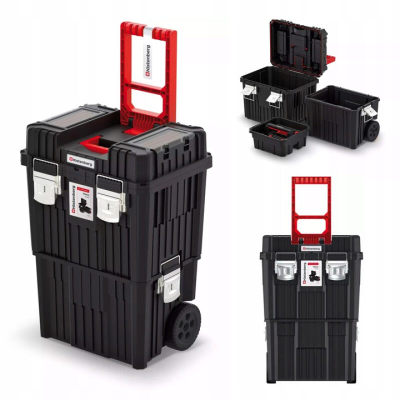 SKRZYNKA NARZĘDZIOWA MOBILNA NA KÓŁKACH MODUŁOWA SKRZYNIA WÓZEK ORGANIZER