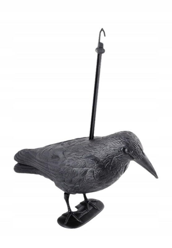 Odstraszacz Ptaków Kruk Duży Gołębi Szpaków Na Balkon Ogrodowy Ptaki