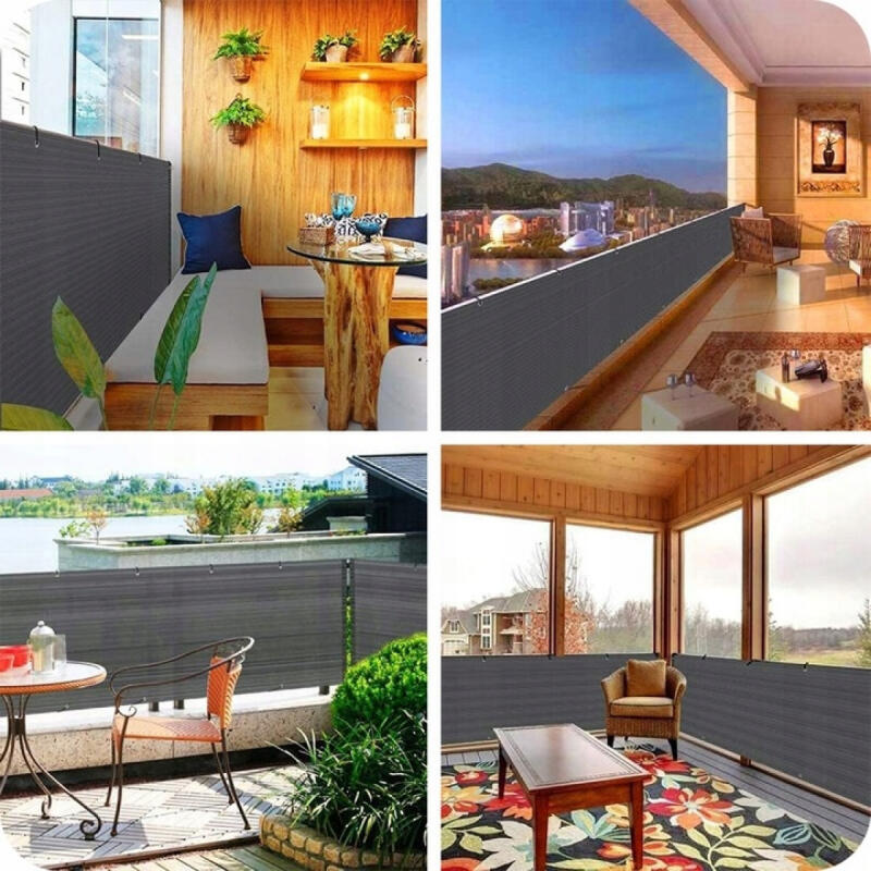 Osłona Na Balkon Balkonowa Siatka Cieniująca Maskująca Przeciwsłoneczna 1x5