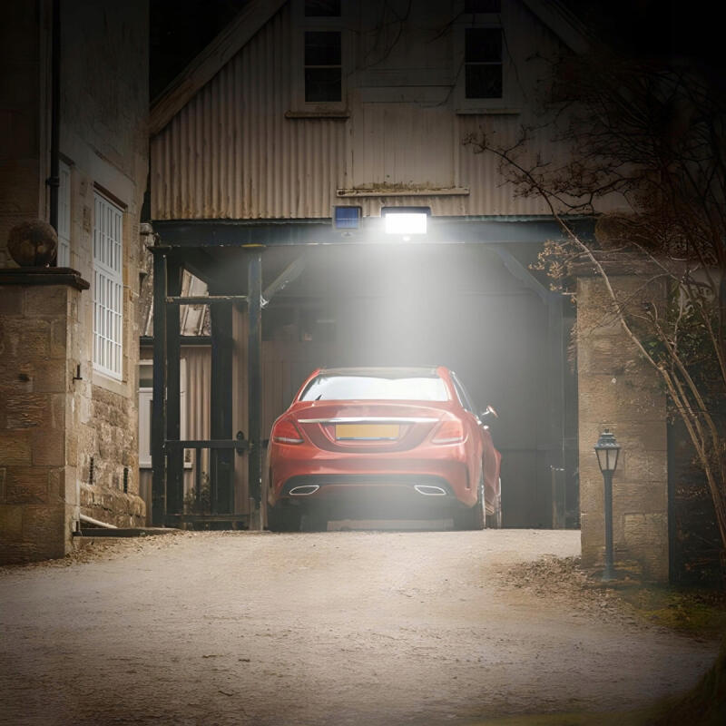 LAMPA SOLARNA Z CZUJNIKIEM RUCHU ZMIERZCHU OGRODOWA LED ZEWNĘTRZNA HALOGEN