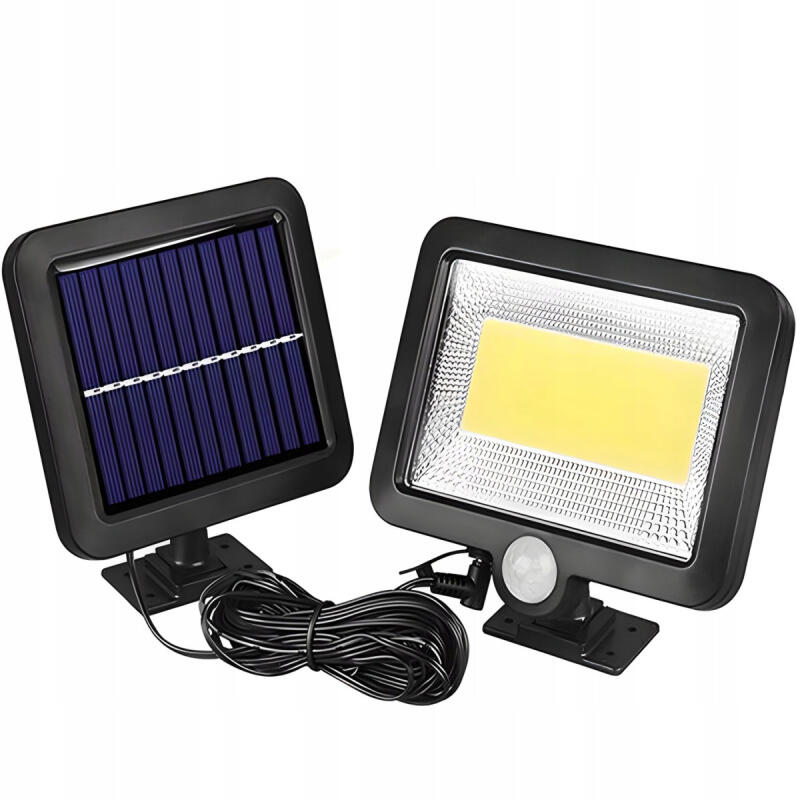 LAMPA SOLARNA Z CZUJNIKIEM RUCHU ZMIERZCHU OGRODOWA LED ZEWNĘTRZNA HALOGEN