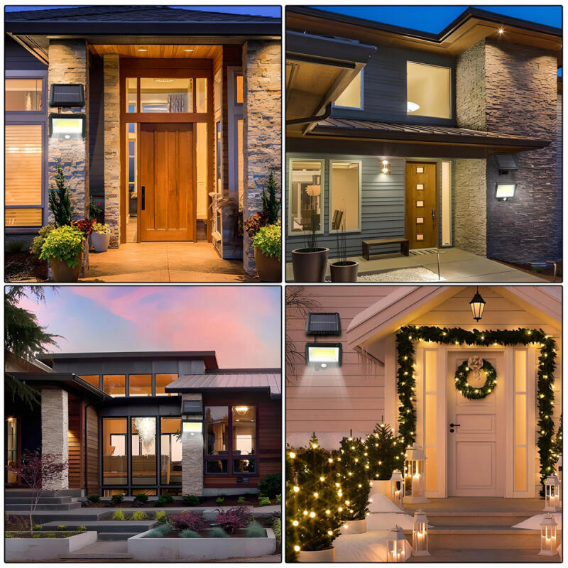 LAMPA SOLARNA Z CZUJNIKIEM RUCHU ZMIERZCHU OGRODOWA LED ZEWNĘTRZNA HALOGEN