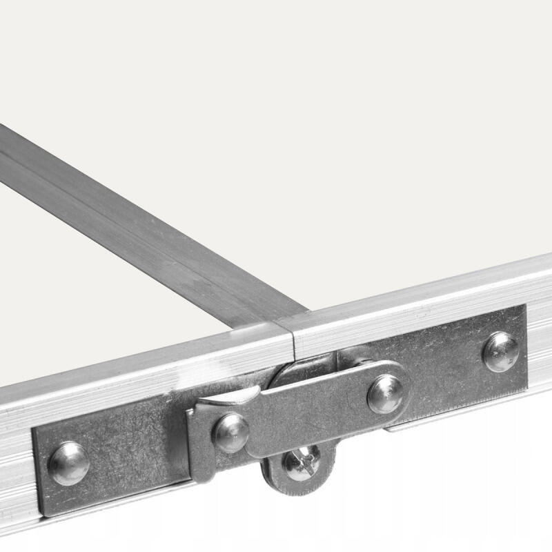 Stół Rozkładany z Krzesłami x4 Biały Ogrodowy Bankietowy Turystyczny 120cm