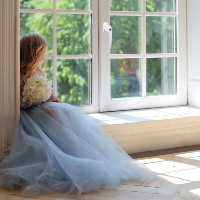 Klamka Do Okien Z Kluczykiem Biała Okienna Z Zabezpieczeniem Zamkiem Klucz