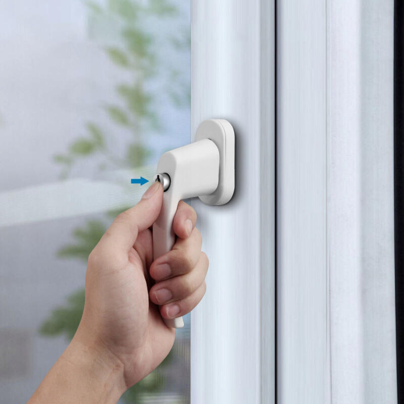 Klamka Do Okien Z Kluczykiem Biała Okienna Z Zabezpieczeniem Zamkiem Klucz