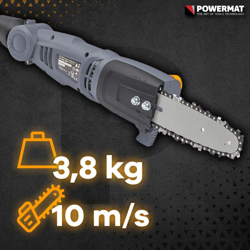 Piła Łańcuchowa Elektryczna Do Gałęzi Na Wysięgniku Pilarka Okszesywarka