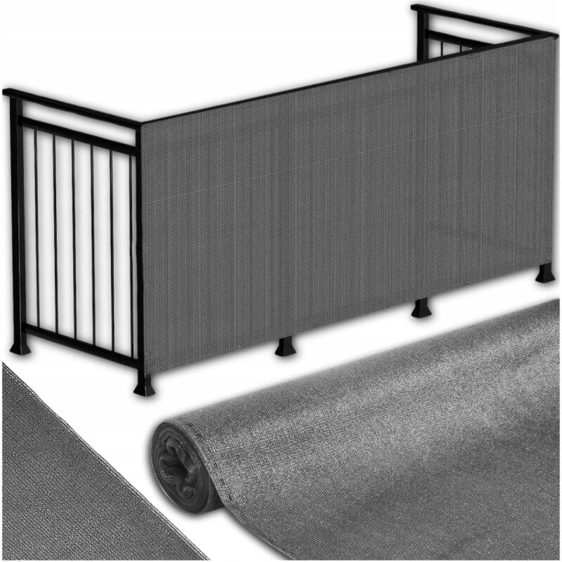 Siatka Cieniująca Na Ogrodzenie Płot Balkon Maskująca 1,5x50m 90% UV Mocna